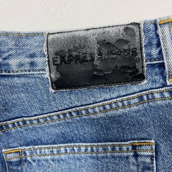 Express extreme flare 100% cotton denim jeans women’s size 11/12S Express - Picture 10 of 13